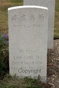 St. Sever Cemetery Extension Rouen - Chou Ching Shui, 